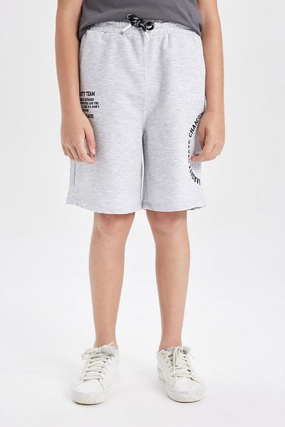DeFacto Boy Oversize Wide Fit Printed Shorts C3896A824Hs