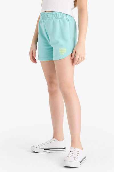 DeFacto Girl's Elastic Waist Printed Shorts E7315A825Hs