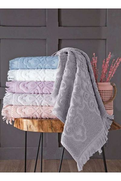 Altınbaşak 100% Cotton Hand Face Towel 6 Pieces