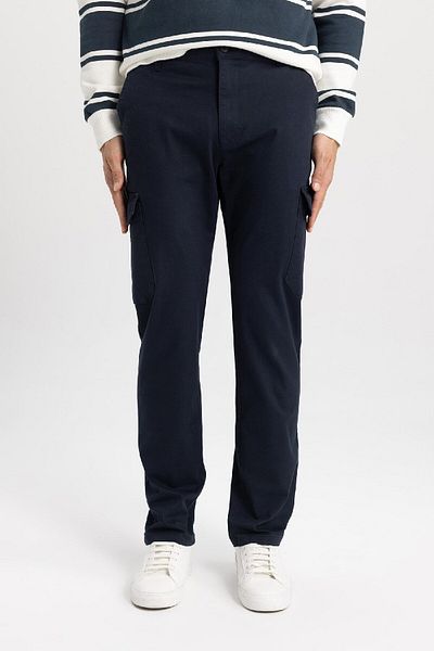 DeFacto Tall Twill nadrág - teherzseb, egyenes szárú B6642ax23wn