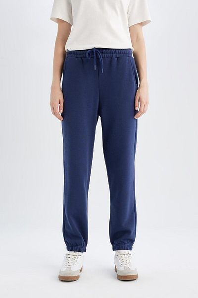 DeFacto Χοντρό Jogger Sweatpants - Ελαστική μέση, ίσιο ψηλό ύψος S7370az24wn