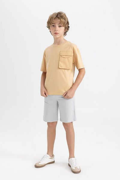 DeFacto Boys' Basic Straight Shorts C1851A824Sm