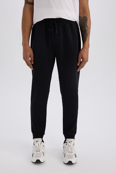 DeFacto Slim Fit Sportsman Jogger Trainingsanzug – Slim Fit Skuba Diver Stoff – Standard Bein Taille