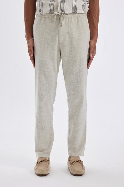 DeFacto Jogger Pants Slim Fit Slim fit ίσιο βαμβακερό πόδι με τσέπες D2671ax24au