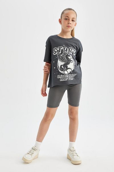 DeFacto Biker-Leggings für Mädchen D0906A824HS
