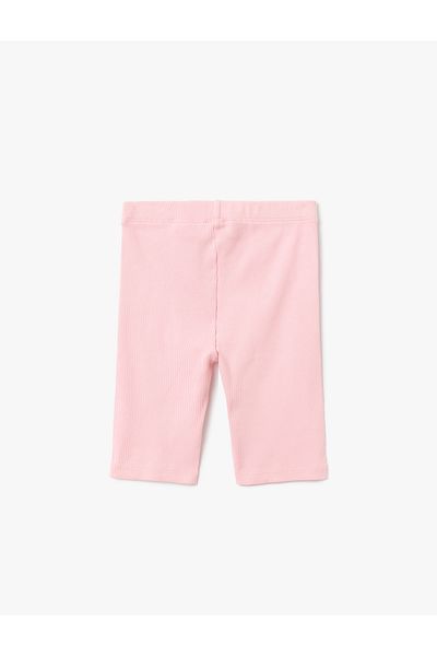 Koton Cotton Basic Short Leggings with Elastic Waist