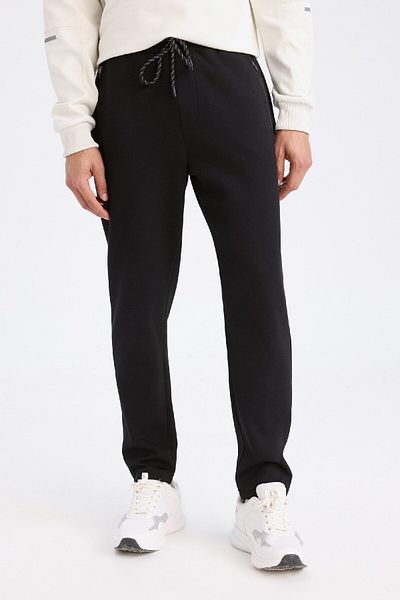 DeFacto Φούτερ DeFactoFit Slim Fit Jogger - Λεπτή εφαρμογή με φερμουάρ S3309AZ25SP