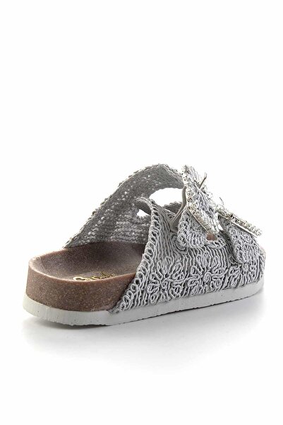 Bambi Gri Kadın Terlik K04545132216