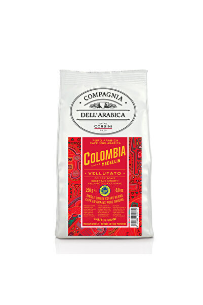 Caffe Corsini 1950 Kolombiya Medellin %100 Arabica Çekirdek Kahve 250gr