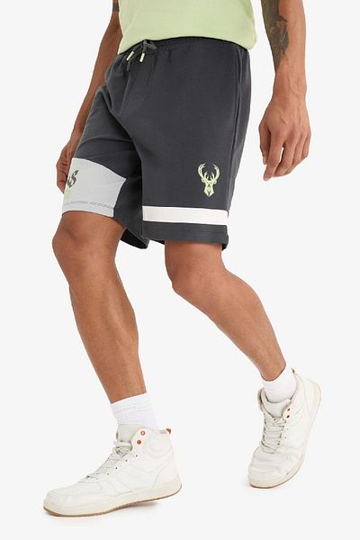 DeFacto NBA Milwaukee Bucks Standard Fit κοντό σορτς ποδιών E0212AX25SP