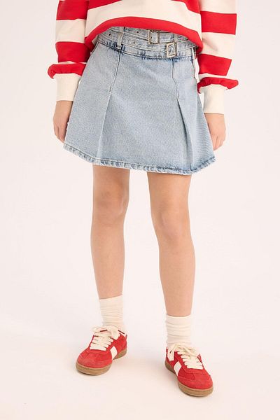 DeFacto Fusta pantaloni scurți din bumbac pentru fete E0006A825SM