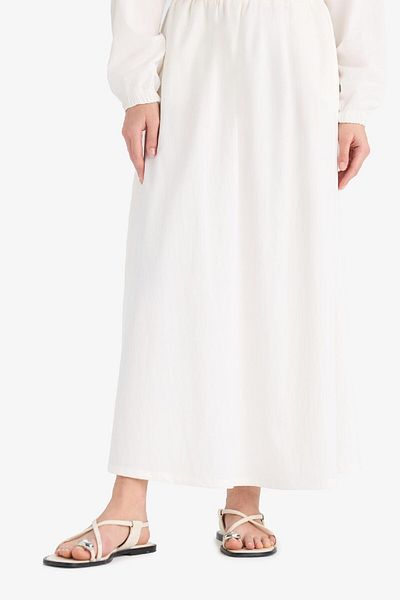 DeFacto A-Line High Waist Parachute Maxi Skirt E6695Ax25Sp