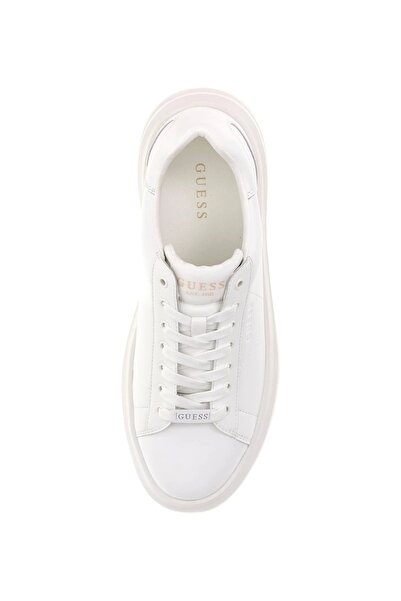 Guess ELBA Erkek Beyaz Sneaker FMJLBALEA12-WHITE