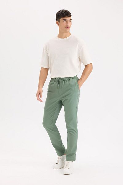 DeFacto Jogger Pants Combed Cotton Waist Lace up Pocket D5966Ax25Sp