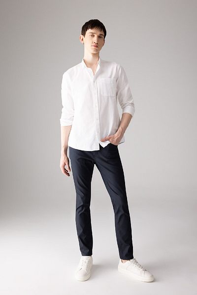 DeFacto Summer Chino Canvas Trousers Slim Fit Slim Fit Pocket Skinny Leg T1055Az24Sp