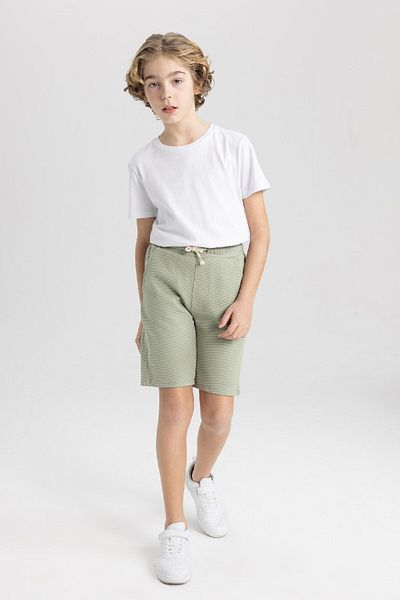 DeFacto Boys Basic Straight Bermuda Shorts C1446A824Sm