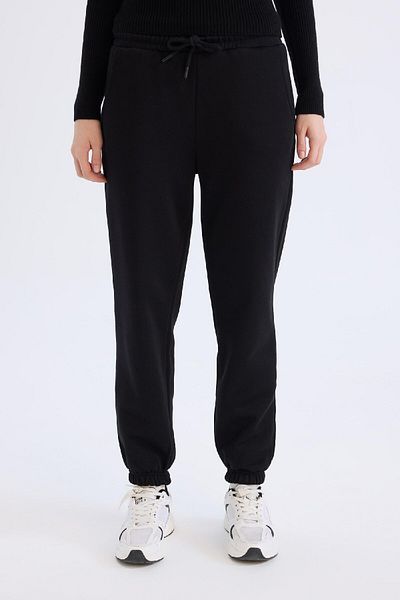 DeFacto Thick Jogger Sweatpants - Elastic Waist, Solid Tall S7370Az25Sp
