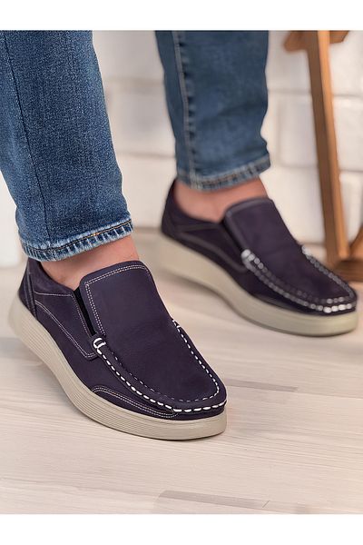 Ayakkabix Pantofi pentru bărbați Tems din piele naturală de vară