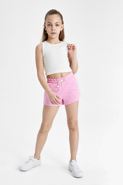 DeFacto Girl's Lace-up Waist Shorts - A2455a824hs
