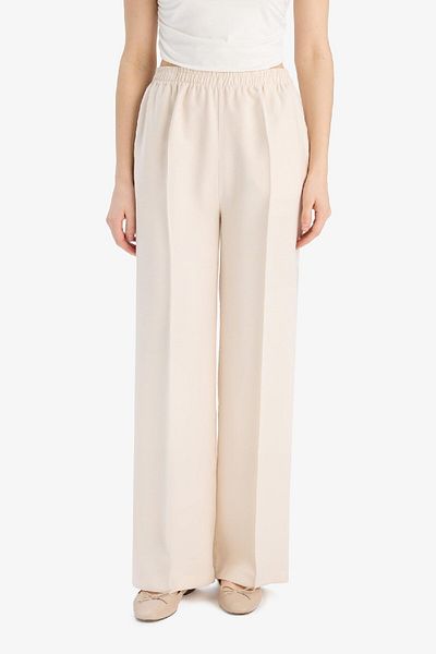 DeFacto Wide Leg and Pocket High Waist Long Fabric Pants E8502Ax25Sm