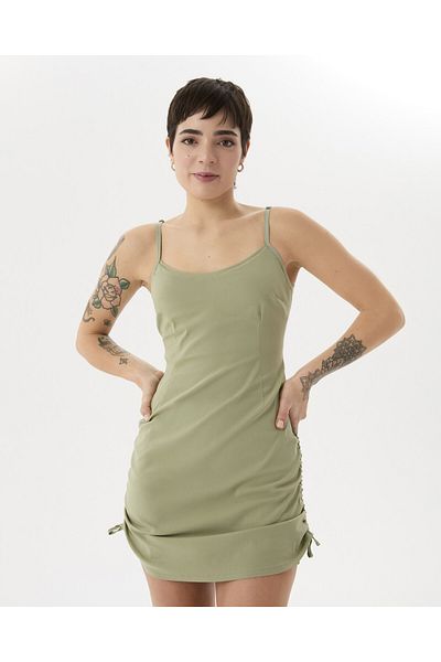 Ayma Active Rochie salopetă cu șnur Matcha