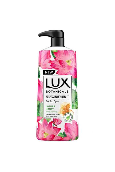 LUX Lux Botanicals Radiant Skin Body Wash with Lotus Flower and Honey 700ml