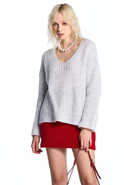 SHERIN Червона базова трикотажна спідниця