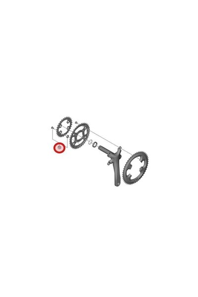 Shimano Tiagra FC-4703 M8x9.6mm Aynakol Dişli Vidası 4 Adet
