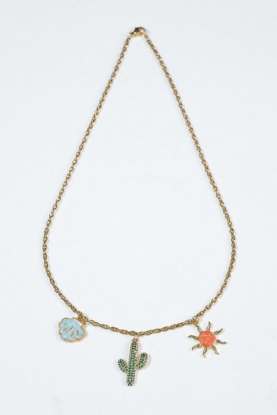 SHERIN Cactus Necklace