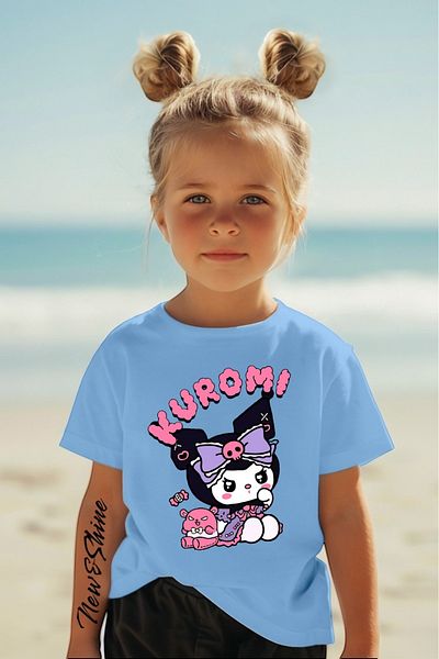 New Shine În căruciorul 6 și mai sus, 1 tricou este cadou pentru achiziții - Tricou pentru copii oversize imprimat Kuromi