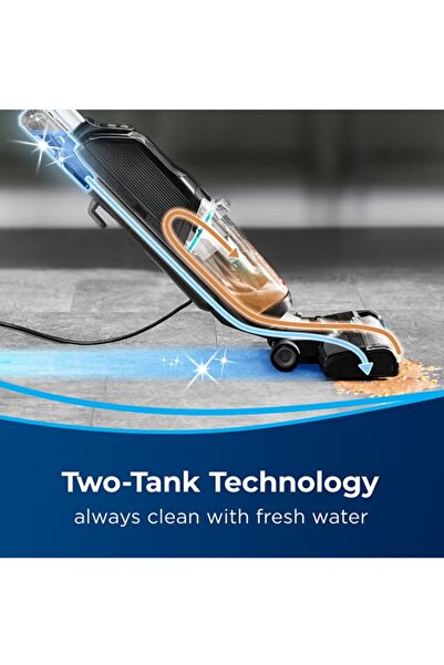 Bissell 3845E Crosswave HF2 منظف مكنسة الأرضية الصلبة الرطب والجاف، 3854E