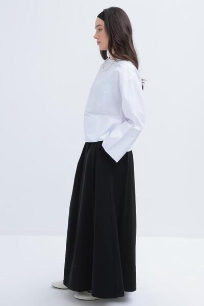 ALLDAY Γυναικεία μπλούζα με φαρδιά μανσέτα X20032a0