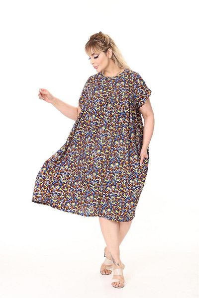 mervemoda Rochie țesută de vară de mărime mare pentru femei