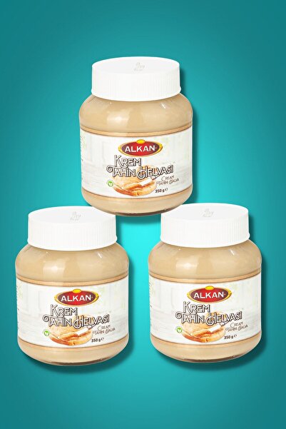 No Label Alkan Krem Tahin Helvası 3'lü Paket 350gr*3 Adet