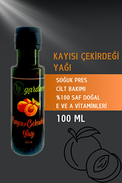 Tiji Garden Kayısı Çekirdeği Yağı %100 Doğal Soğuk Pres 100 ml