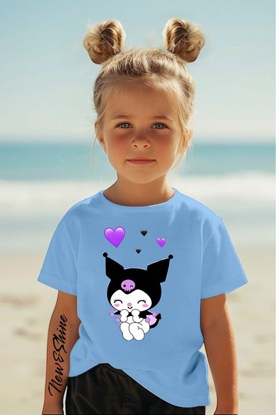 New Shine În căruciorul 6 și mai sus, 1 tricou este cadou pentru achiziții - Tricou pentru copii oversize imprimat Kuromi