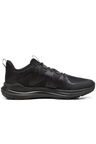 Puma Reflect Lite Trail Running Black Shoes Unisex Koşu Ayakkabısı Siyah Gri Swoosh
