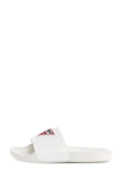 Guess Front Logo Written Slippers
