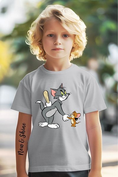 New Shine ΠΑΙΔΙΚΟ ΜΠΛΟΥΖΑ ΜΕ ΕΚΤΥΠΩΣΗ TOM AND JERRY