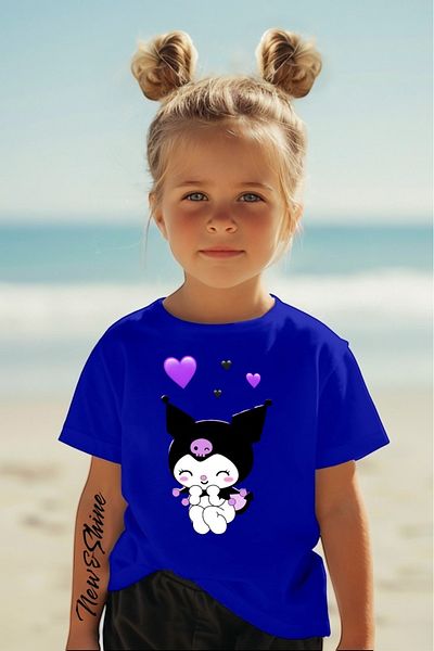 New Shine În căruciorul 6 și mai sus, 1 tricou este cadou pentru achiziții - Tricou pentru copii oversize imprimat Kuromi