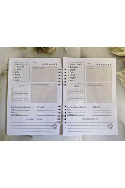 ETİKETİM Dini Planlayıcı Lacivert A5 Boyut PVC Kapak 50 yp
