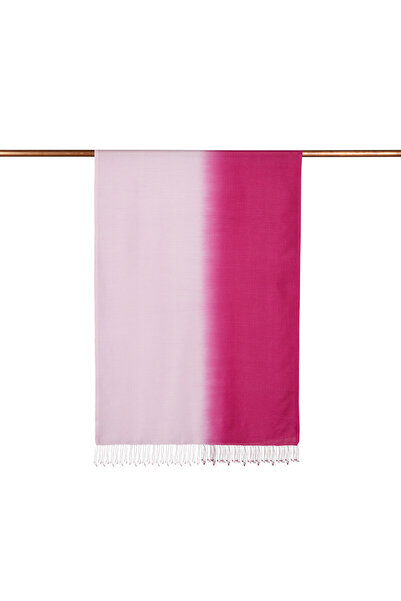 ipekevi Fuchsia Powder Gradient Silk Shawl
