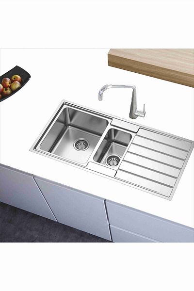 Baskı Madeni Countertop Covering White Foil