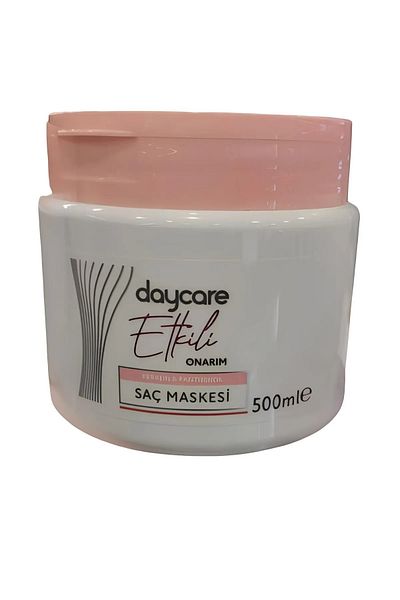 Daycare Apply Effective Hair Repair Mask with Keratin and Panthenol.