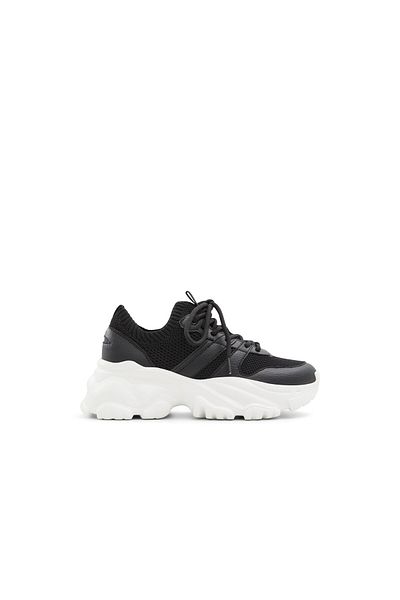 Call it Spring OPEN BLACK LOW TOP SNEAKER for WOMENS