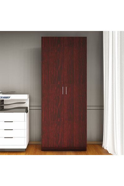 Mahmayi 2 Door Full Height Cabinet, Modern Storage Solution With 4 Shelves