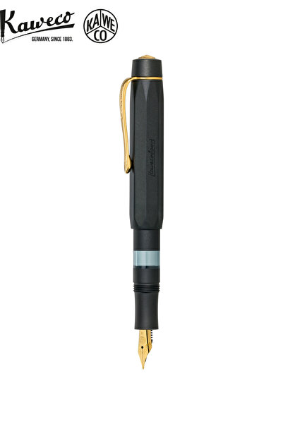 Kaweco WizDesign 11000326 Al Sport Pıston Fıller Siyah Dolmakalem F Uç Özel H...