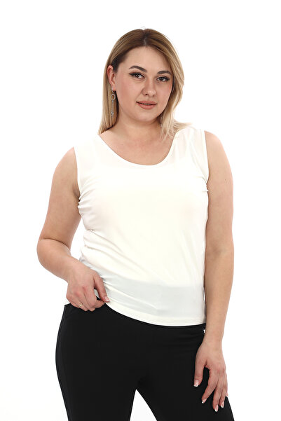 KİFAYET 0002 Crew Neck Sleeveless Sandy Undershirt (R) (D103)
