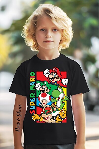 New Shine 1 تي شيرت هدية عند شراء 6 أو أكثر في السلة - تي شيرت مطبوع للأطفال ...