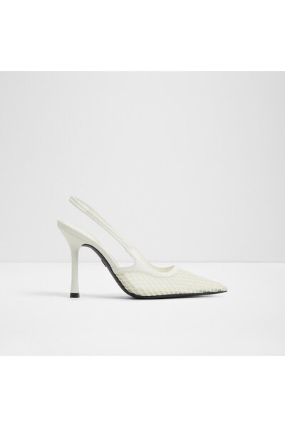 Aldo حذاء أبيض بكعب عالٍ للنساء